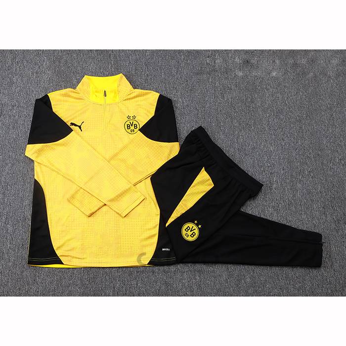 Tuta da Track di Felpa Borussia Dortmund Bambino 2025-2026 Giallo